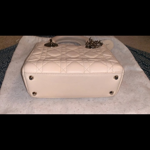 Lady Dior Lambskin White - Picture 3 of 8